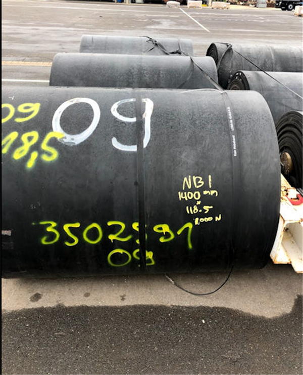 12,606.5' L Of Unused/new Fenner Dunlop Conveyor Belting, 1400mm W X 3842m L (approx. 55" W X 12,606.5' L))